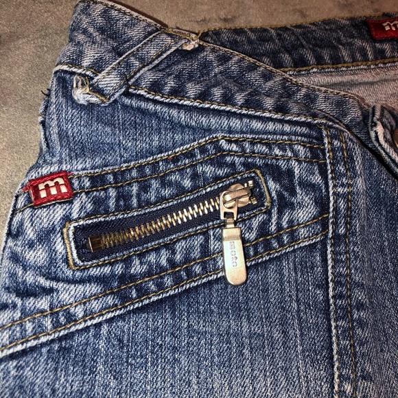 🛍Moto denim skirt Size 30 - Picture 4 of 7